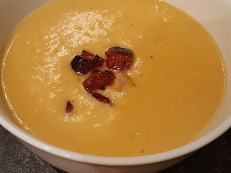 Velouté de mais et patate douce au Thermomix - Cookomix