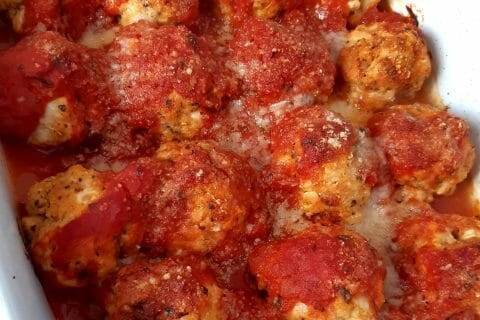 Cliquez pour zoomer ! Boulettes de dinde à l’italienne Thermomix par Nessa