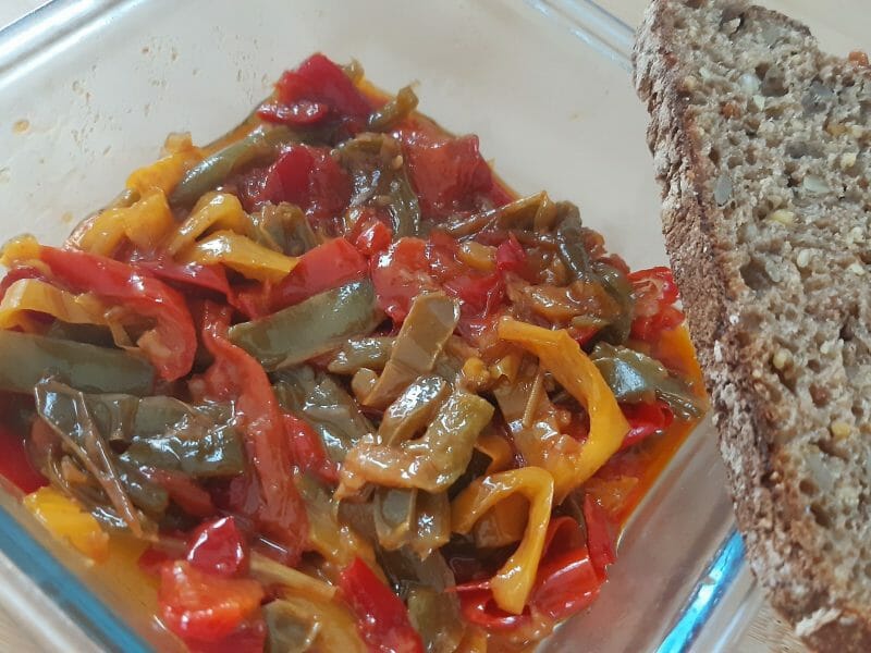 Cliquez pour zoomer ! Poivrons à l’aigre-douce Thermomix par Nessa