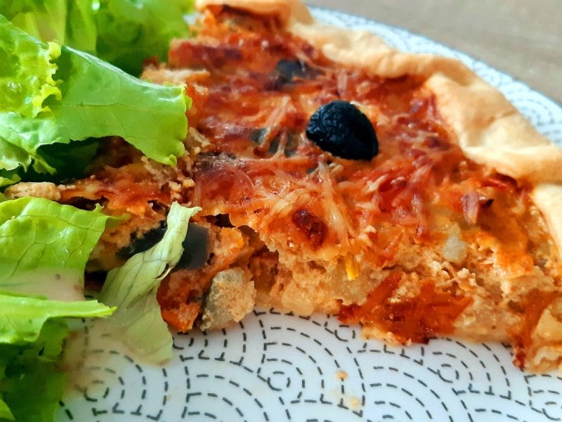 Cliquez pour zoomer ! Tarte salée aux légumes d’été Thermomix par Nessa