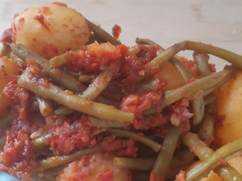 Cliquez pour zoomer ! Haricots verts à l’italienne Thermomix par Nessa