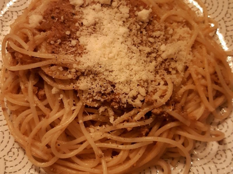 Cliquez pour zoomer ! Pâtes sauce bolognaise au potiron Thermomix par Nessa