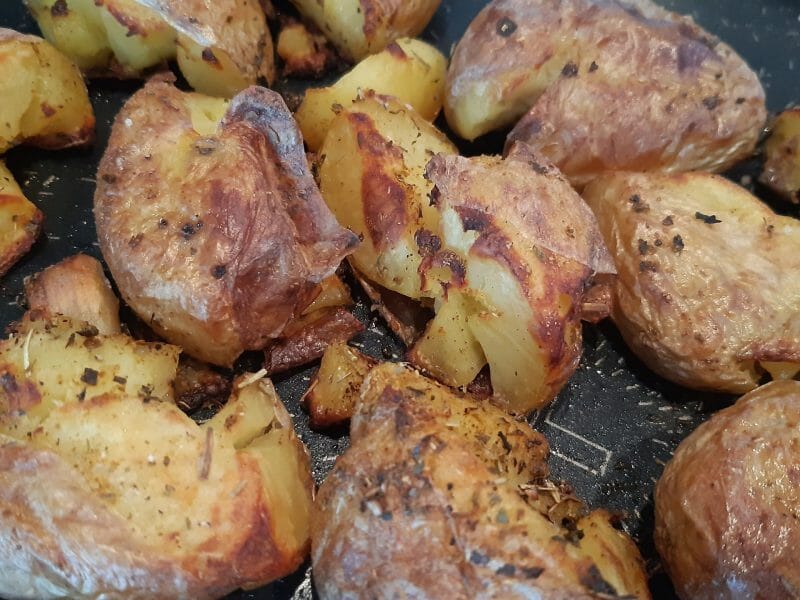 Cliquez pour zoomer ! Smashed potatoes Thermomix par Nessa