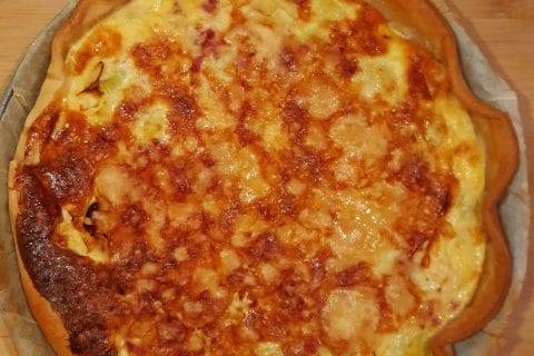 Cliquez pour zoomer ! Tarte aux poireaux et jambon Thermomix par Nessa