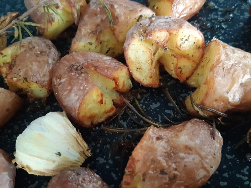 Cliquez pour zoomer ! Smashed potatoes Thermomix par Nessa