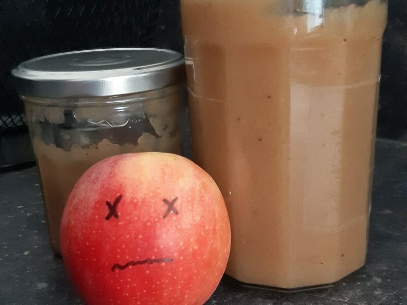 Cliquez pour zoomer ! Compote de pommes, bananes et miel Thermomix par Nessa
