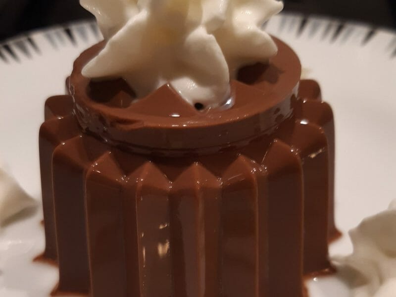 Cliquez pour zoomer ! Flan au chocolat Thermomix par Nessa