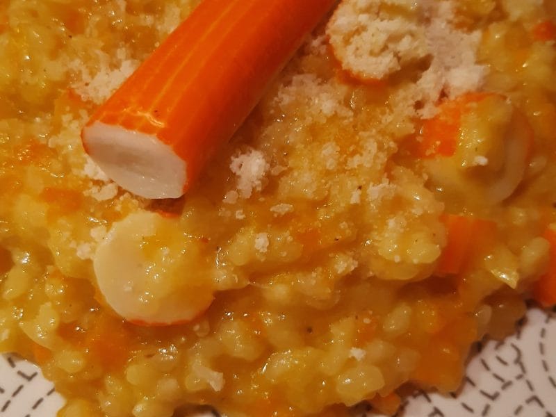 Cliquez pour zoomer ! Risotto carottes et saumon fumé Thermomix par Nessa