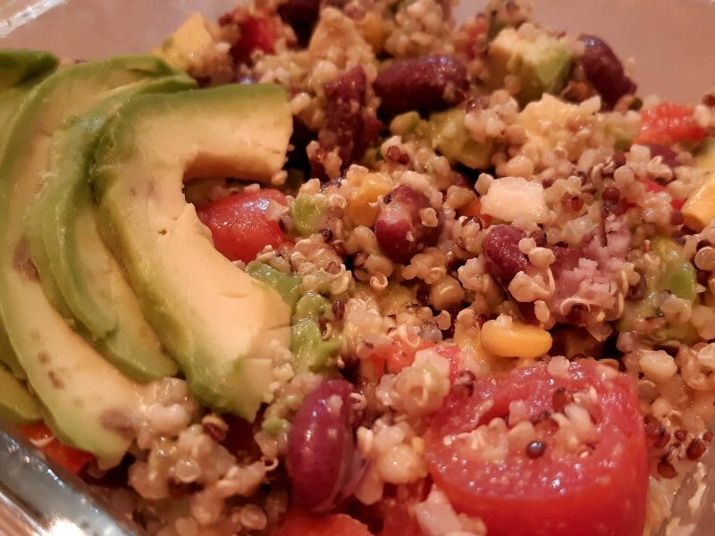 Cliquez pour zoomer ! Salade de quinoa mexicaine Thermomix par Nessa