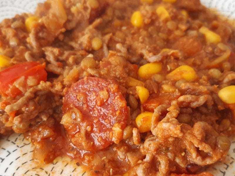 Cliquez pour zoomer ! Lentilles façon chili Thermomix par Nessa