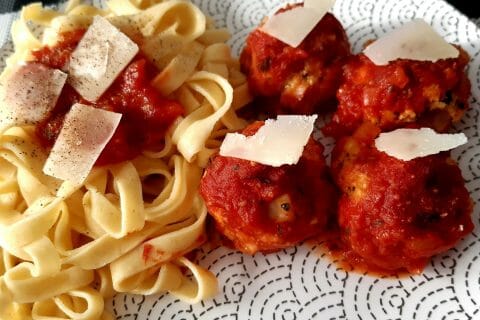 Cliquez pour zoomer ! Boulettes de dinde à l’italienne Thermomix par Nessa