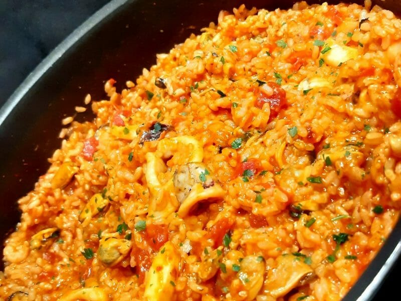 Cliquez pour zoomer ! Risotto aux fruits de mer Thermomix par Nessa