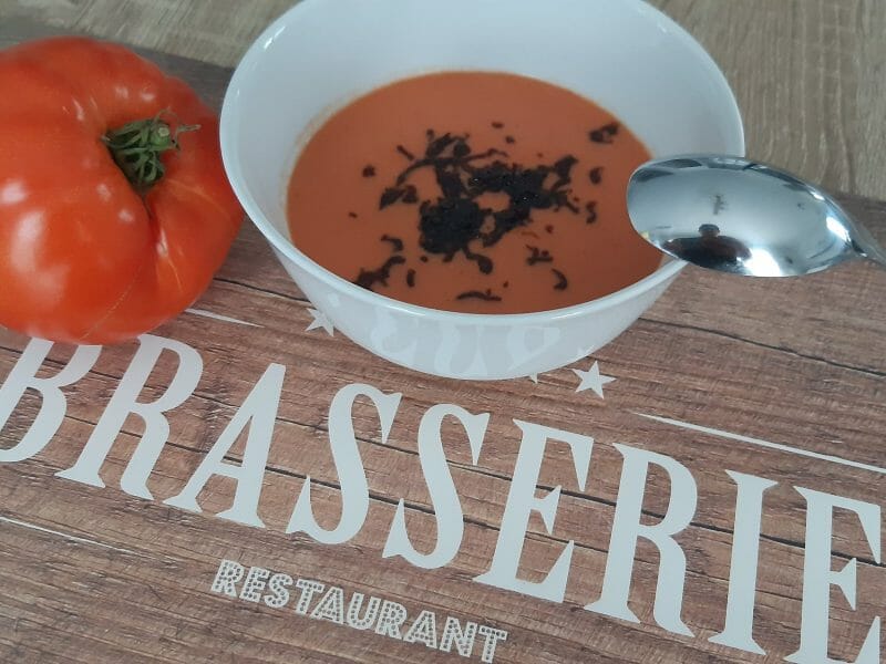 Cliquez pour zoomer ! Gaspacho Andalou Thermomix par Nessa