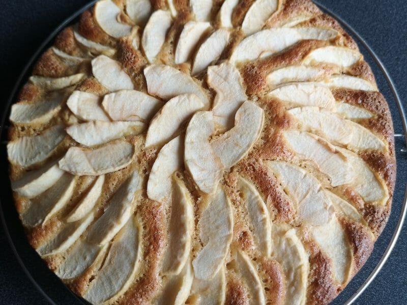 Cliquez pour zoomer ! Gâteau aux pommes et mascarpone Thermomix par kate21