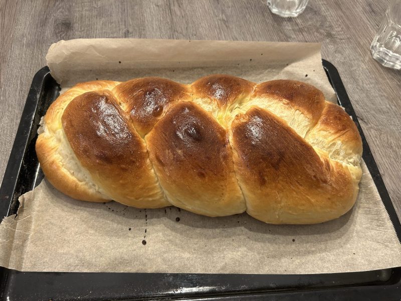 Cliquez pour zoomer ! Brioche tressée à la mie filante Thermomix par milouuuuche