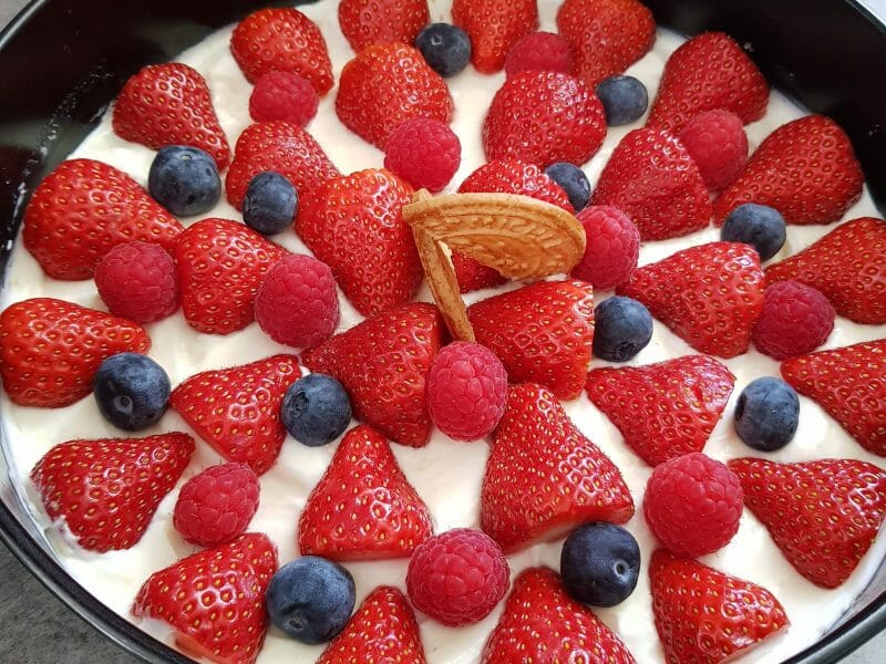 Cliquez pour zoomer ! Tarte aux fraises sans cuisson Thermomix par toflejunk85