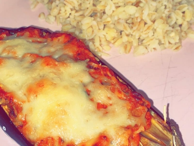 Cliquez pour zoomer ! Aubergines farcies au thon Thermomix par marie_srr