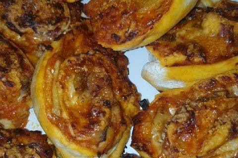 Cliquez pour zoomer ! Pizza rolls jambon champignons Thermomix par lillian