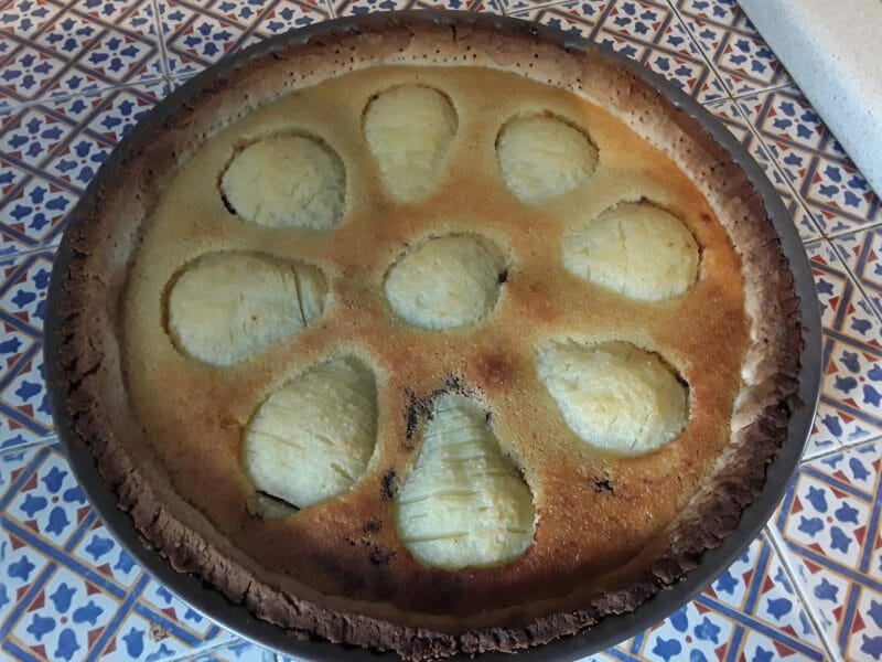 Cliquez pour zoomer ! Tarte poires et chocolat Thermomix par marjopheliamya
