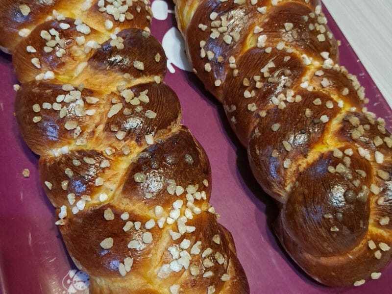 Cliquez pour zoomer ! Brioche tressée à la mie filante Thermomix par aline_85
