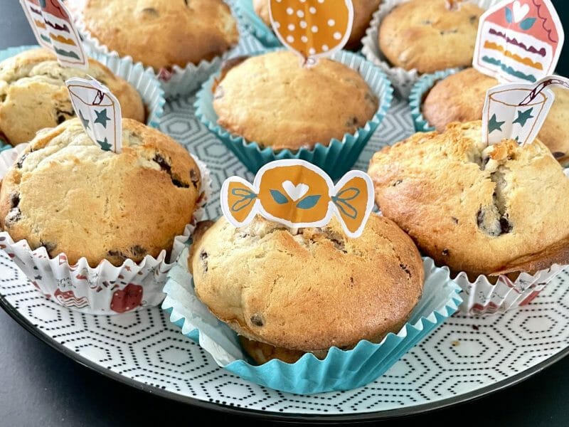 Cliquez pour zoomer ! Muffins à la banane Thermomix par paulineq