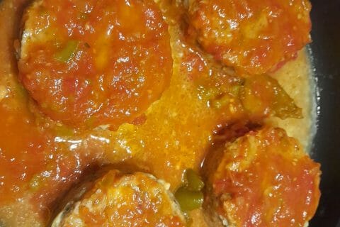 Cliquez pour zoomer ! Croquettes de cabillaud à la sauce tomate Thermomix par celine_411