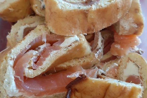 Cliquez pour zoomer ! Roulé aux courgettes et au saumon fumé Thermomix par LauraR25