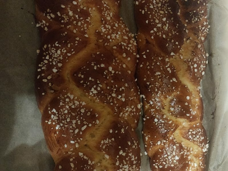 Cliquez pour zoomer ! Brioche tressée à la mie filante Thermomix par sousouzrf93