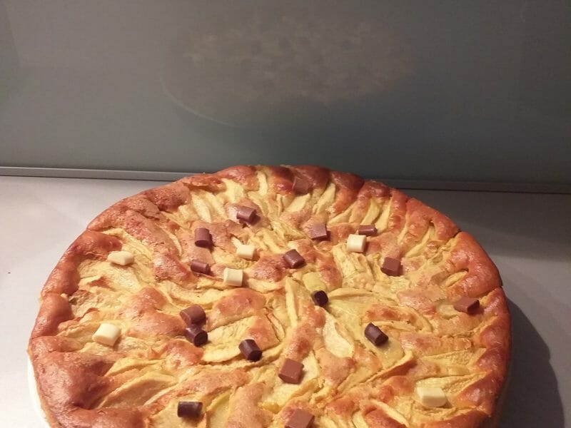 Cliquez pour zoomer ! Gâteau aux pommes et mascarpone Thermomix par adelinalorena