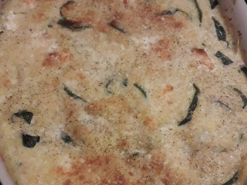 Cliquez pour zoomer ! Gratin de perles, saumon et courgettes Thermomix par tatiana_29