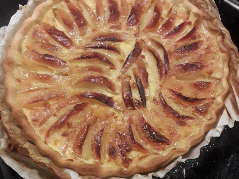 Cliquez pour zoomer ! Tarte aux pommes alsacienne Thermomix par tatiana_29