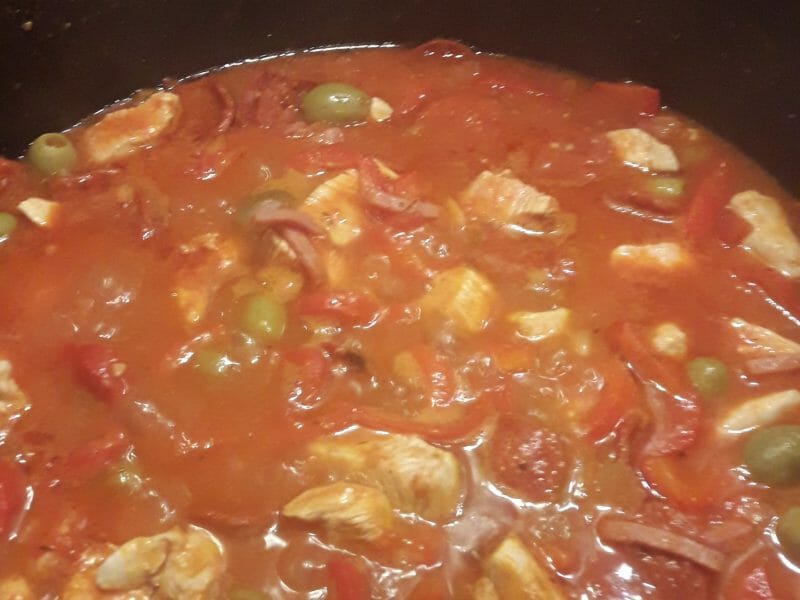 Cliquez pour zoomer ! Sauté de poulet au chorizo Thermomix par tatiana_29