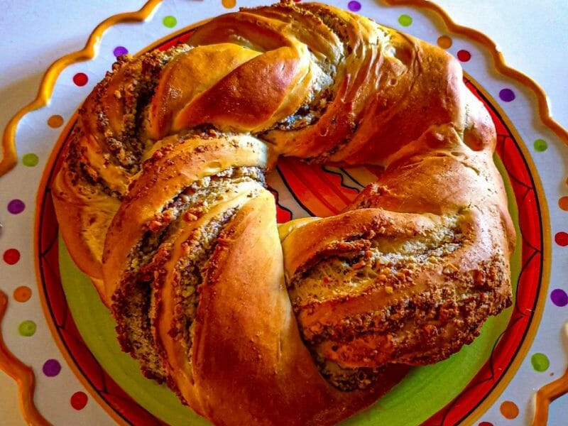 Cliquez pour zoomer ! Brioche tressée aux noisettes Thermomix par latartinette45