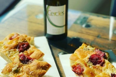 Cliquez pour zoomer ! Focaccia aux figues et gorgonzola Thermomix par Leila1966