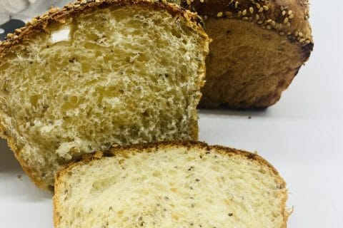 Cliquez pour zoomer ! Pain de mie aux blancs d’oeufs et aux graines de céréales Thermomix par Leila1966