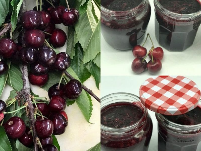 Confiture De Cerise Allégée En Sucre Thermomix www.cookomix.com