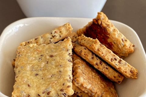 Cliquez pour zoomer ! Biscuits apéro aux graines Thermomix par Leila1966