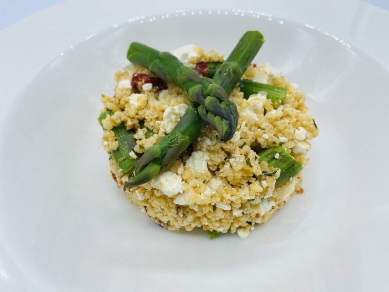 Cliquez pour zoomer ! Salade de millet aux asperges vertes Thermomix par Leila1966