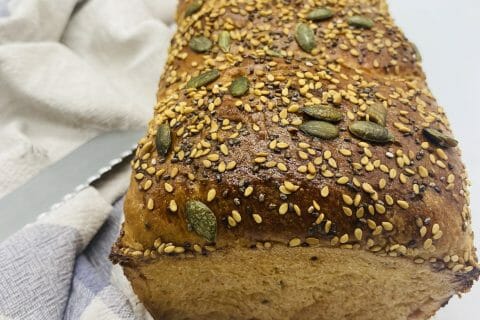 Cliquez pour zoomer ! Pain de mie aux blancs d’oeufs et aux graines de céréales Thermomix par Leila1966