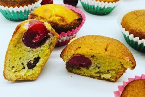 Cliquez pour zoomer ! Muffins aux cerises Thermomix par Leila1966