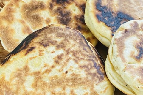 Cliquez pour zoomer ! Naans au fromage Thermomix par Leila1966