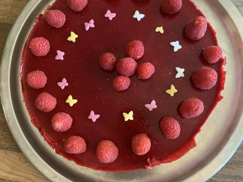 Cliquez pour zoomer ! Bavarois aux framboises Thermomix par Doudouemilie
