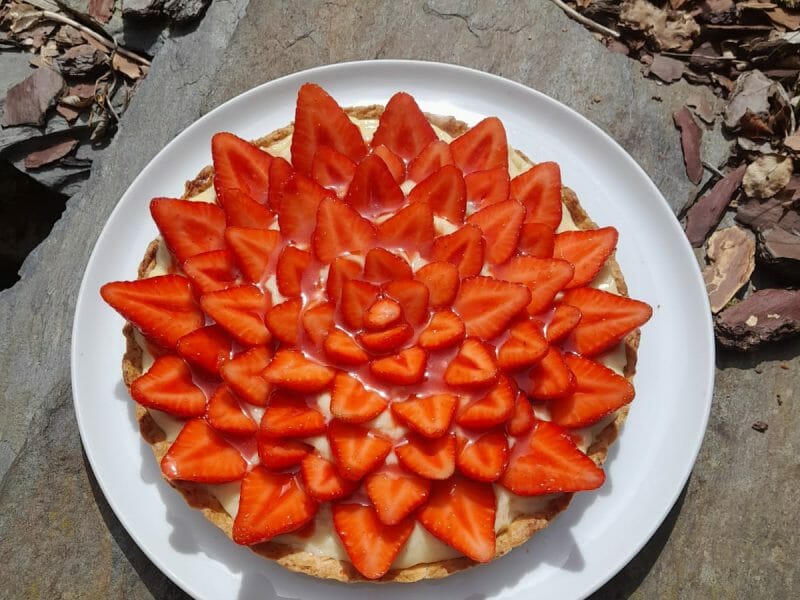 Cliquez pour zoomer ! Tarte aux fraises Thermomix par Milili
