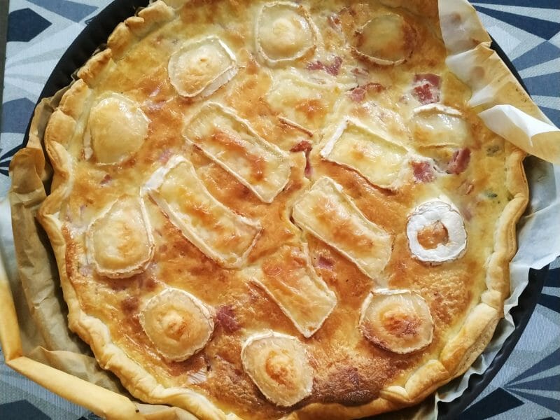 Cliquez pour zoomer ! Tarte courgette, jambon & chèvre Thermomix par kyou35