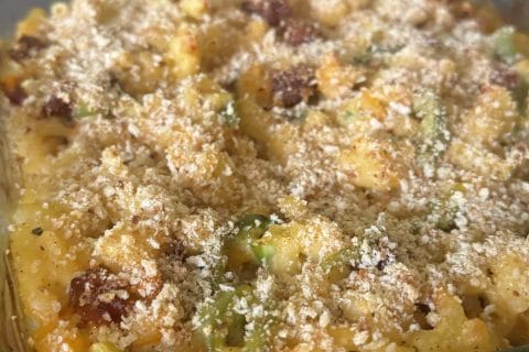 Cliquez pour zoomer ! Gratin de macaroni poivrons et chorizo Thermomix par fabiennej2004