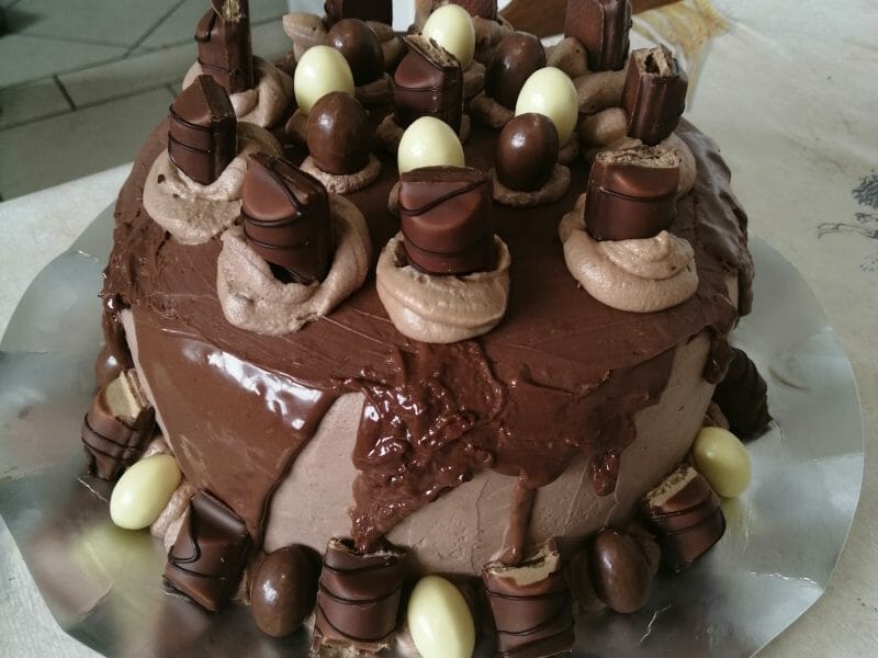 Cliquez pour zoomer ! Layer cake Kinder Bueno Thermomix par frayette09