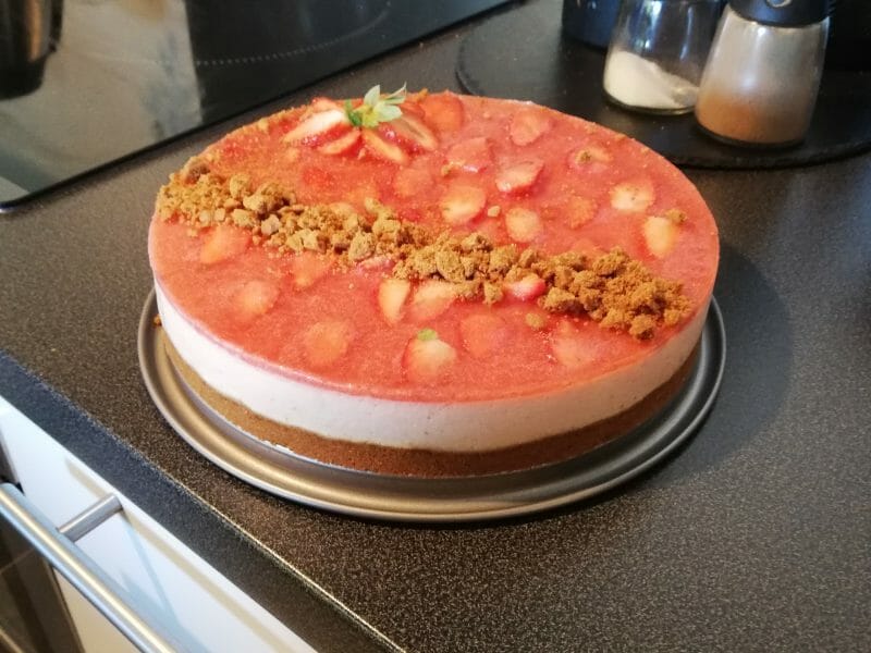 Cliquez pour zoomer ! Bavarois aux fraises Thermomix par ju_chris_13