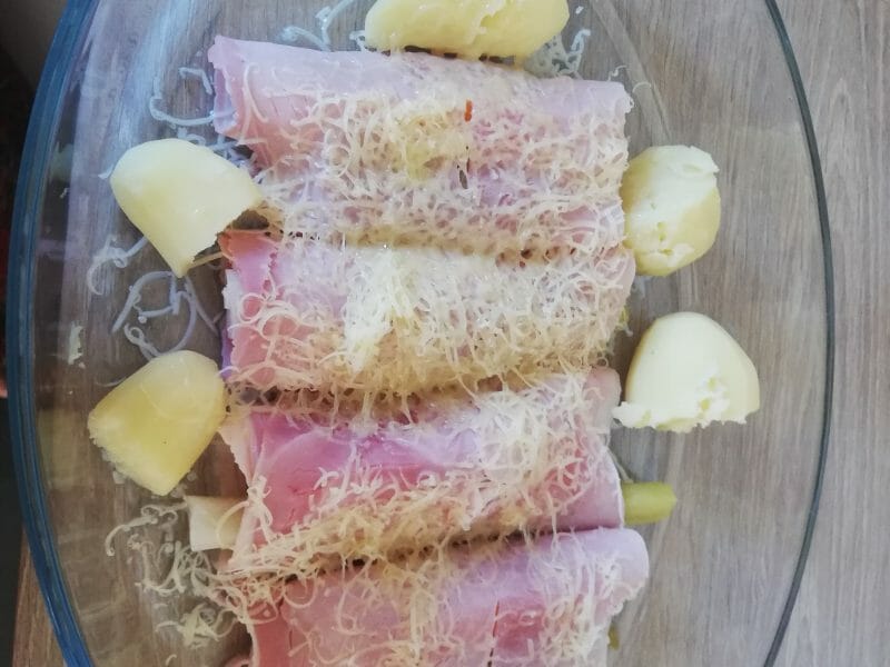 Cliquez pour zoomer ! Roulés gratinés de jambon aux légumes Thermomix par lilocome2411