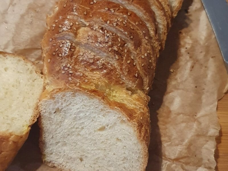 Cliquez pour zoomer ! Brioche sans beurre, sans oeufs Thermomix par rachida85