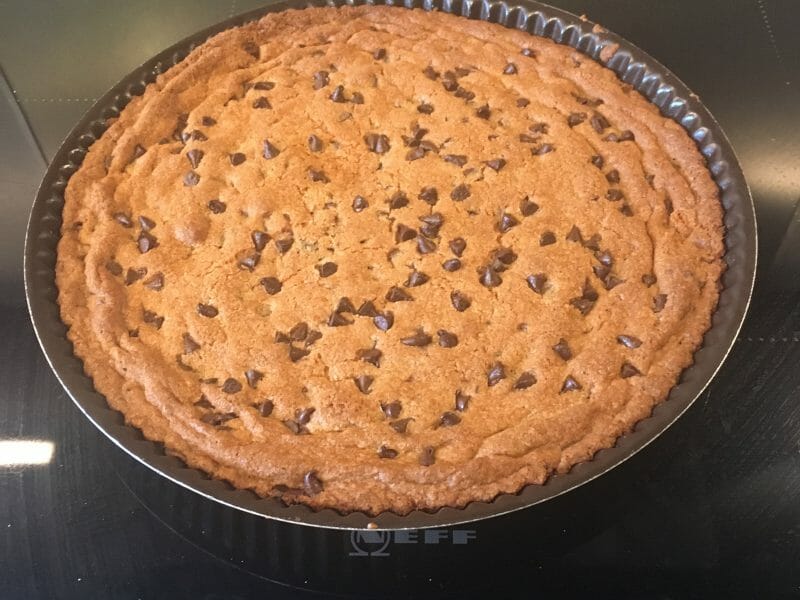 Le Cookie Geant Au Thermomix Cookomix Le Cookie Geant Au Thermomix Cookomix